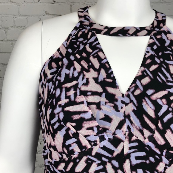 City Chic Graphic Print Maxi Dress Plus Size 20 - Picture 5 of 5